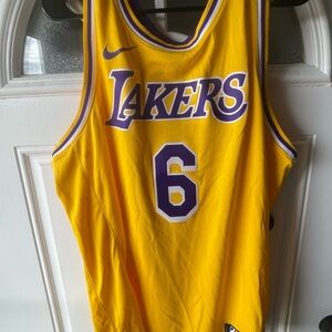 NBA Yellow and Purple Lakers Jersey